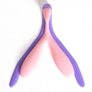 Clitoris au repos - Rose/violet PLA+ (rigide)
