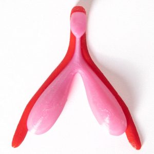 Clitoris en érection - Rose/Rouge TPU flexible